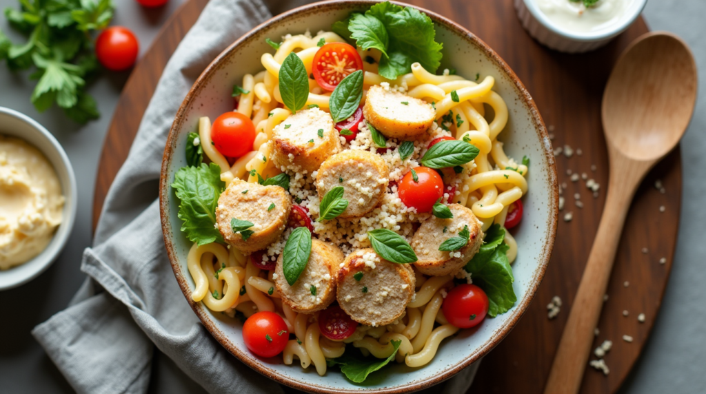Chicken Caesar Pasta Salad